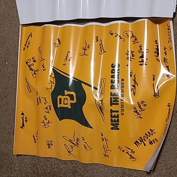 Baylor Bears Autographed Posters - Picture 4 of 15